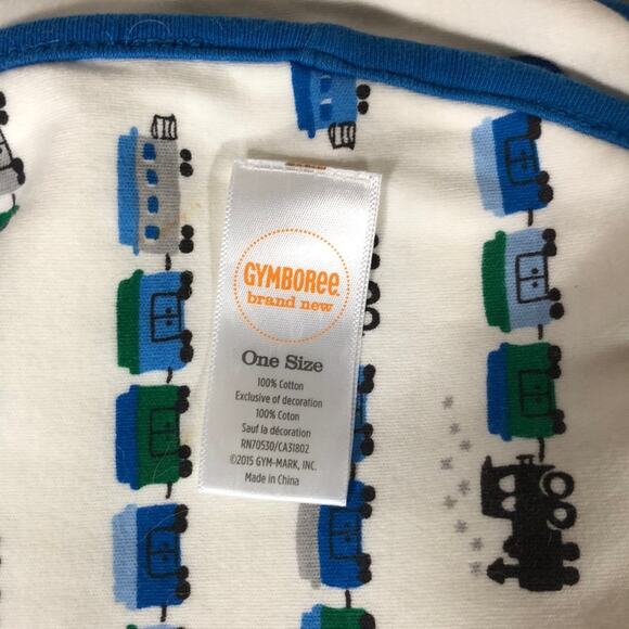 Vintage Gymboree CHOO CHOO Train Reversible Baby Blanket - Picture 4 of 11